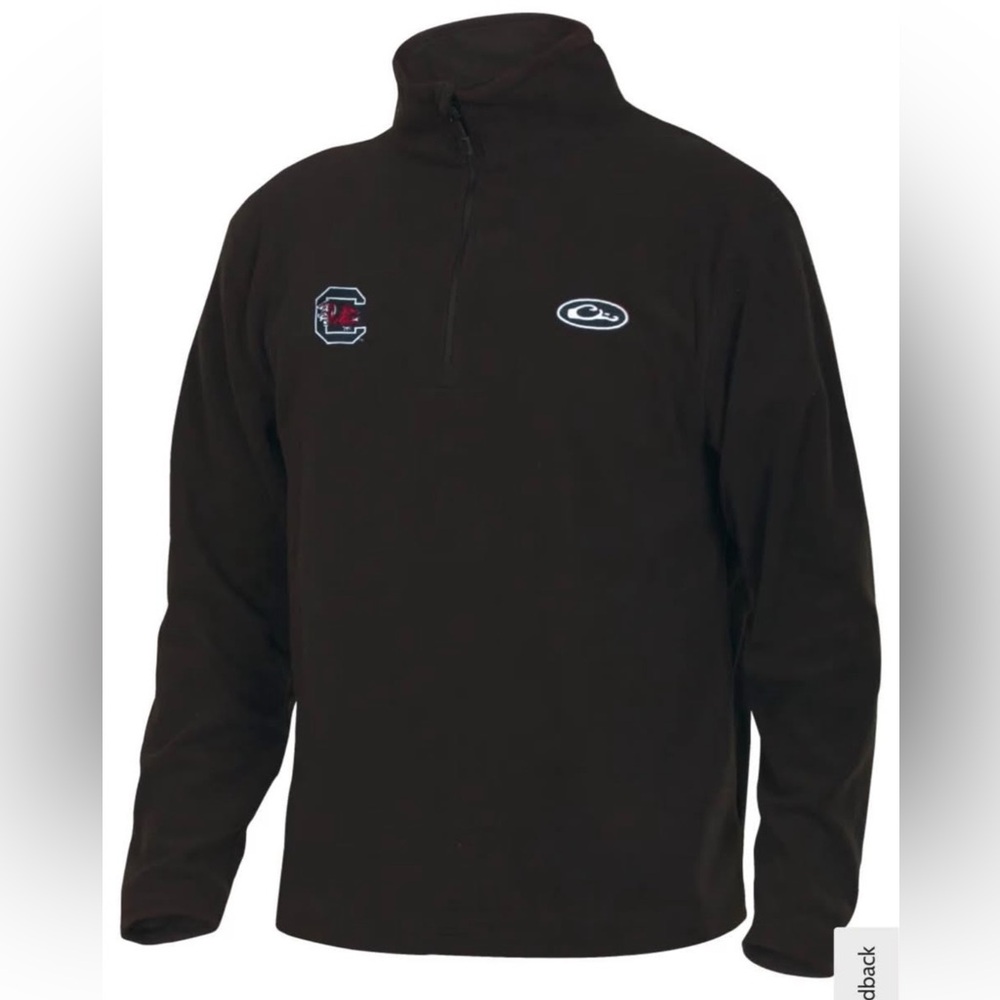 NWT Drake Carolina Gamecocks 1/4 zip pullover. one size XL
